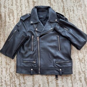Joseph  Black leather jacket